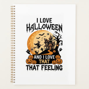 Love Halloween Haunted House Moon Witch Pumpkins_1 Planner