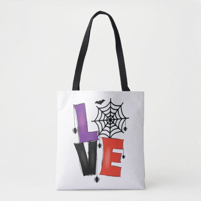 Love Halloween             Tote Bag (Front)