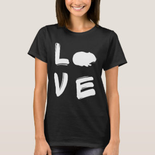 Love Hamster Silhouette Hamster Owner T-Shirt