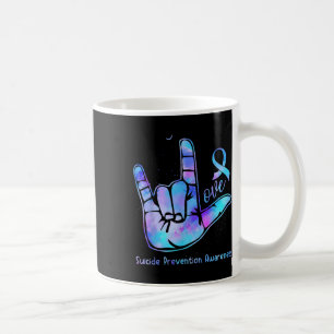 Love Hand Sign Suicide Prevention Awareness Week S Coffee Mug