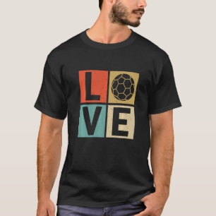 Love Handball Retro Vintage Funny Handball For Wom T-Shirt