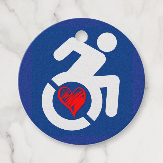 Love Handicapped Favour Tags (Front)