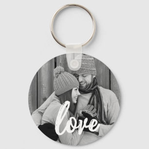 Love Handwriting Script Keychain Gift
