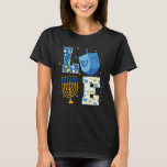 Love Hanukkah Decorations Dreidel Menorah Chanukah T-Shirt<br><div class="desc">Love Hanukkah Decorations Dreidel Menorah Chanukah.</div>