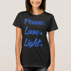 Love Hanukkah Jewish Holiday Dreidel T-Shirt