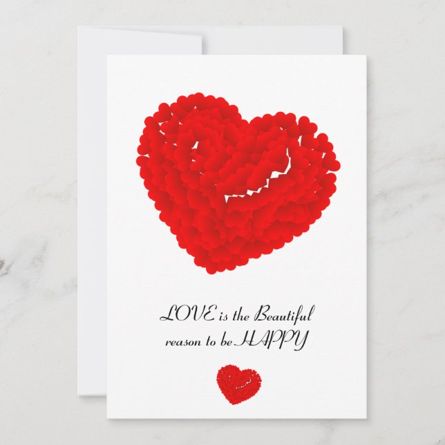 love happy diy holiday card (Front)