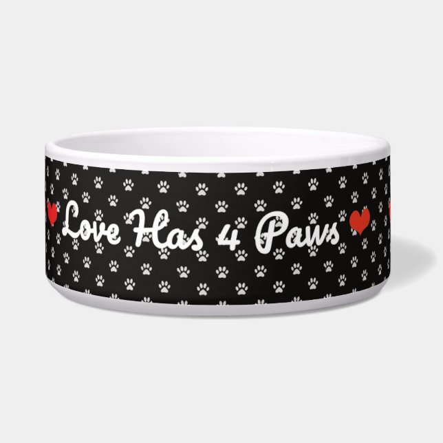 Love Has Four Paws – Heartwarming Pet Quote Design (Front)