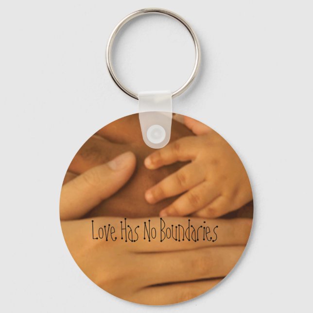 Love Has No Boundaries Key Ring (Front)