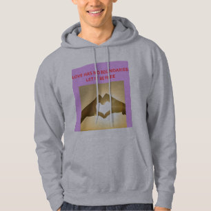 LOVE HAS NO BOUNDARIES LET IT BE FREE HOODIE