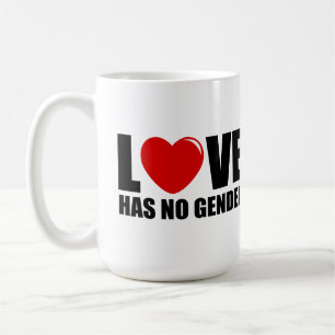 Love has no gender coffee mug
