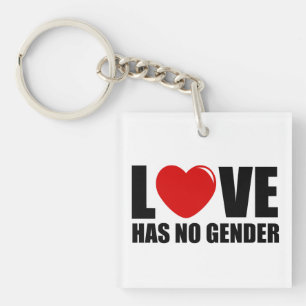 Love has no gender key ring