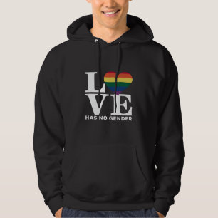 Love Has No Gender LGBTQ Rainbow Pride Month Hoodie