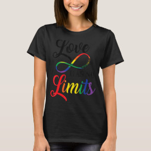 Love Has No Limit Lgbt Pride Gender Equality T-Shirt