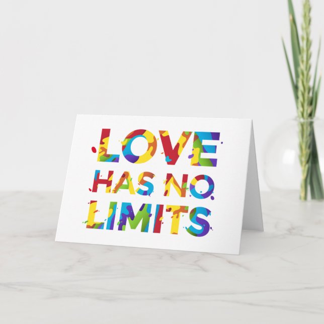 Love Has No Limits Card (Front)
