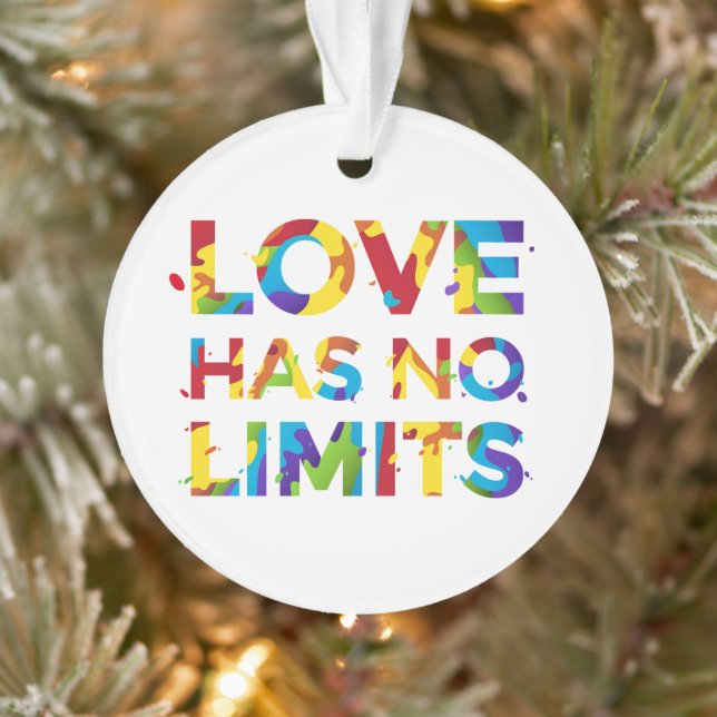 Love Has No Limits Ornament (Tree)