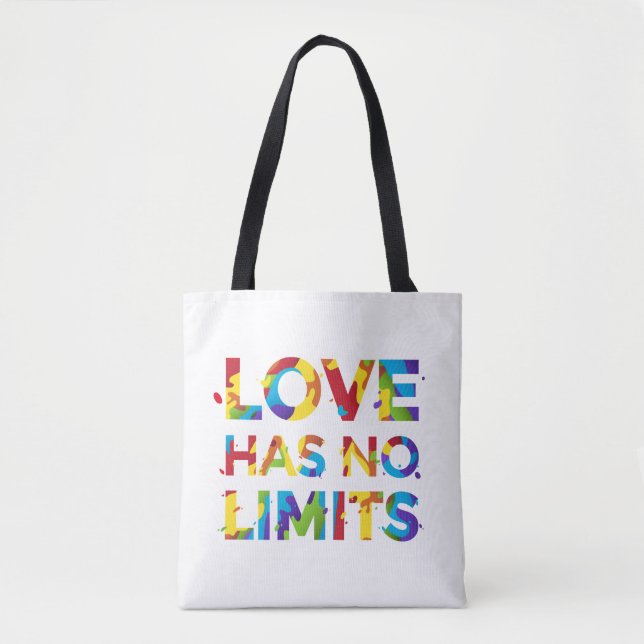 Love Has No Limits Tote Bag (Front)