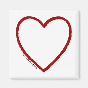 Love & Hate Magnet Template