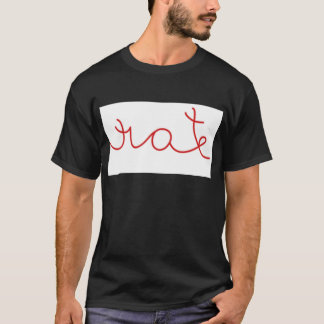 Love/Hate Mirror Optical Allusion Design T-Shirt