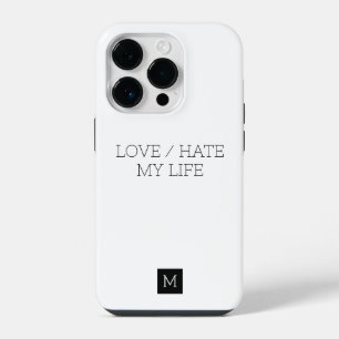 Love/Hate My Life iPhone 14 Pro Case