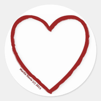 Love & Hate Sticker Template