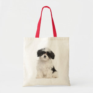 Love Havanese Puppy Dog Canvas Totebag Tote Bag