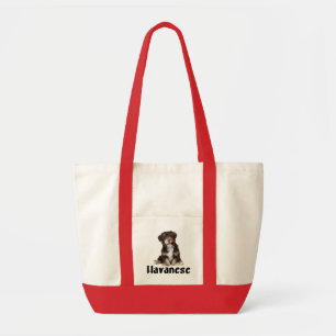 Love Havanese Puppy Dog Tote Bag
