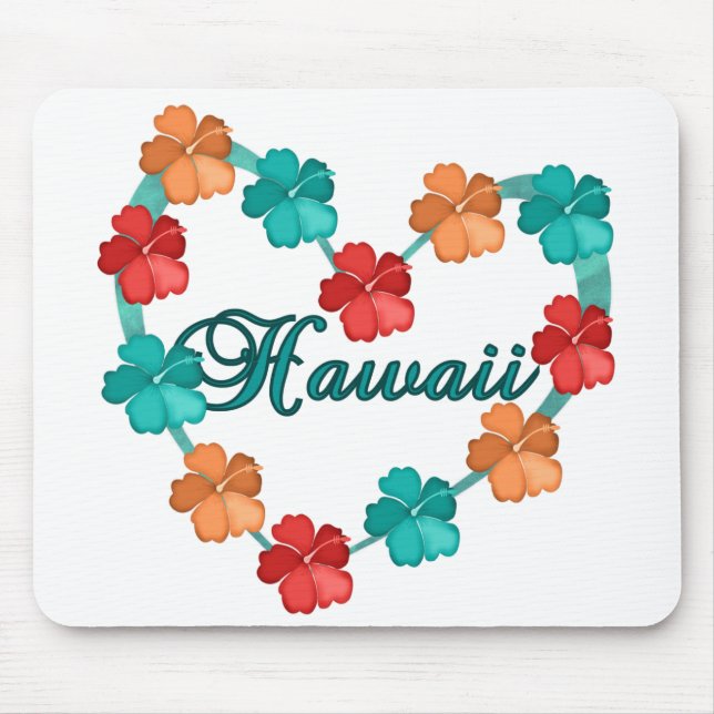 Love Hawaii Mouse Pad (Front)