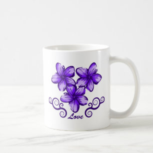 Love Hawaii Plumeria Coffee Mug