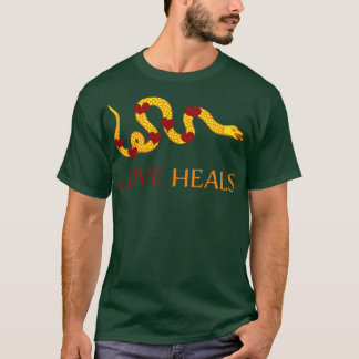 Love Heals modified Join or Die Flag T-Shirt