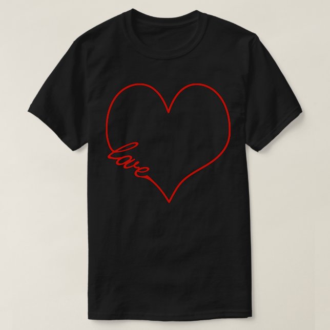 Love Heart 1 T-Shirt (Design Front)