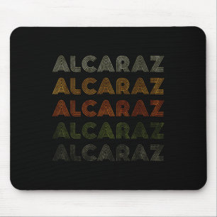 Love Heart Alcaraz Tee Grunge Vintage Style Black Mouse Pad