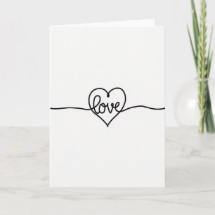 Love Heart Art Card