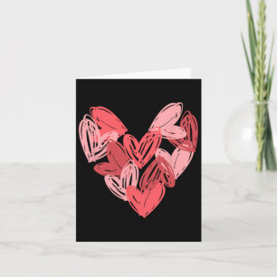 Love Heart Art Valentine Matching Outfit Womens Gi Card
