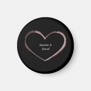 Love Heart Attractive Charming Wedding Magnet