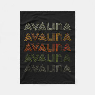 Love Heart Avalina Tee Grunge Vintage Style Black  Fleece Blanket