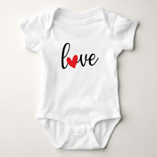 Love Heart Baby Bodysuit – Cute Love Baby Outfit