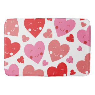 Love Heart  Bath Mat