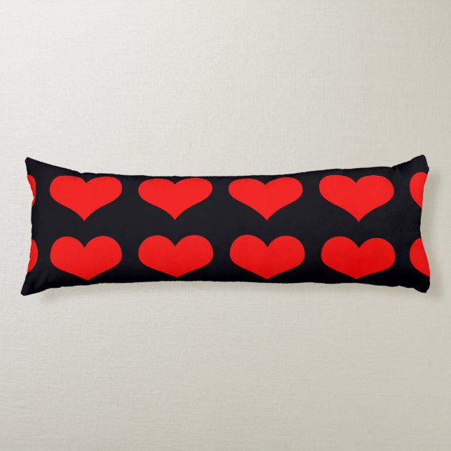 Love heart body pillows. cushion (Front)