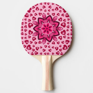 LOVE HEART BOYFRIEND GIRLFRIEND HUSBAND WIFE GIFT PING PONG PADDLE