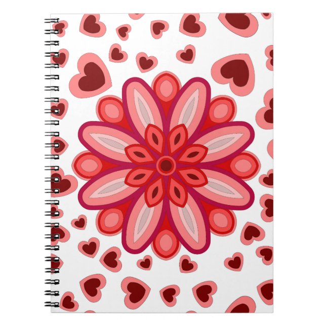 LOVE HEART BOYFRIEND GIRLFRIEND HUSBAND WIFE NOTEB NOTEBOOK (Front)