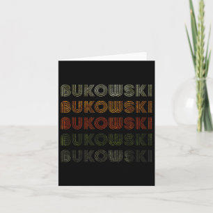 Love Heart Bukowski Tee Grunge Vintage Style Black Card