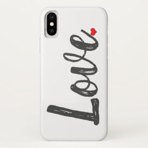 LOVE HEART iPhone X CASE