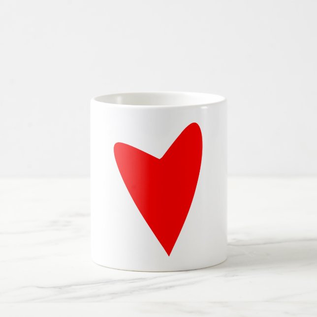 Love heart coffee mug (Center)
