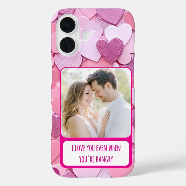 Love Heart Confetti When You're Hangry Case-Mate iPhone Case (Back)
