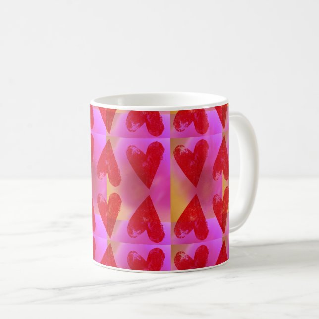 Love Heart Cosmic  Coffee Mug (Front Right)