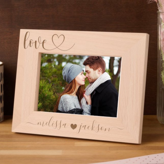 Love Heart Couples Names Etched Frames (Creator Uploaded)