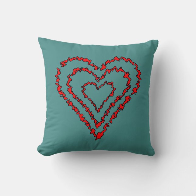 Love Heart Cushion (Front)