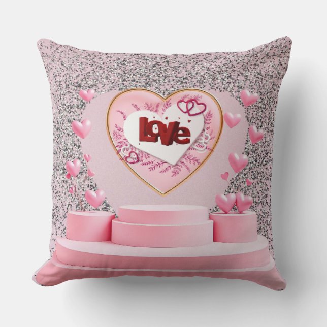 Love heart  cushion (Front)