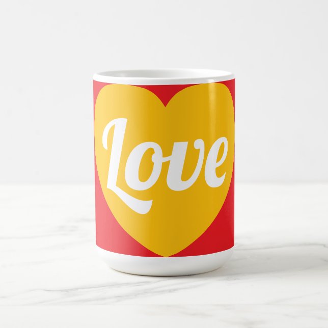 Love,heart,custom Coffee Mug (Center)