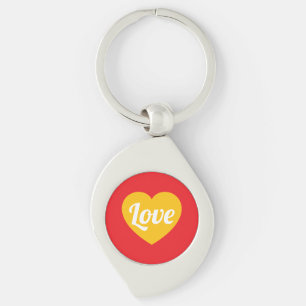 Love,heart,custom Key Ring
